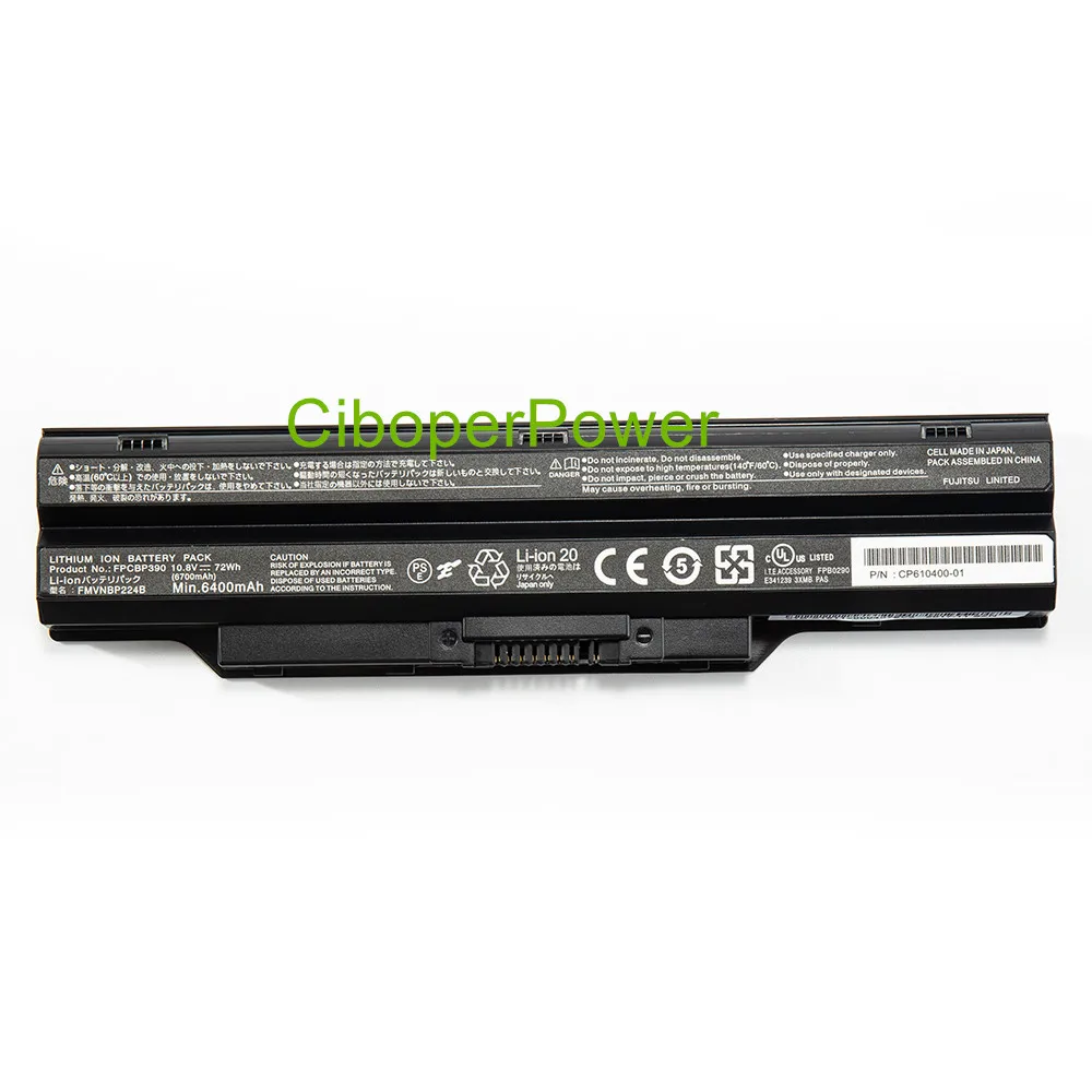 Original Laptop Battery FPCBP390 FPCBP391 FPCBP392 For SH782 FMVNBP224 FMVNBP223