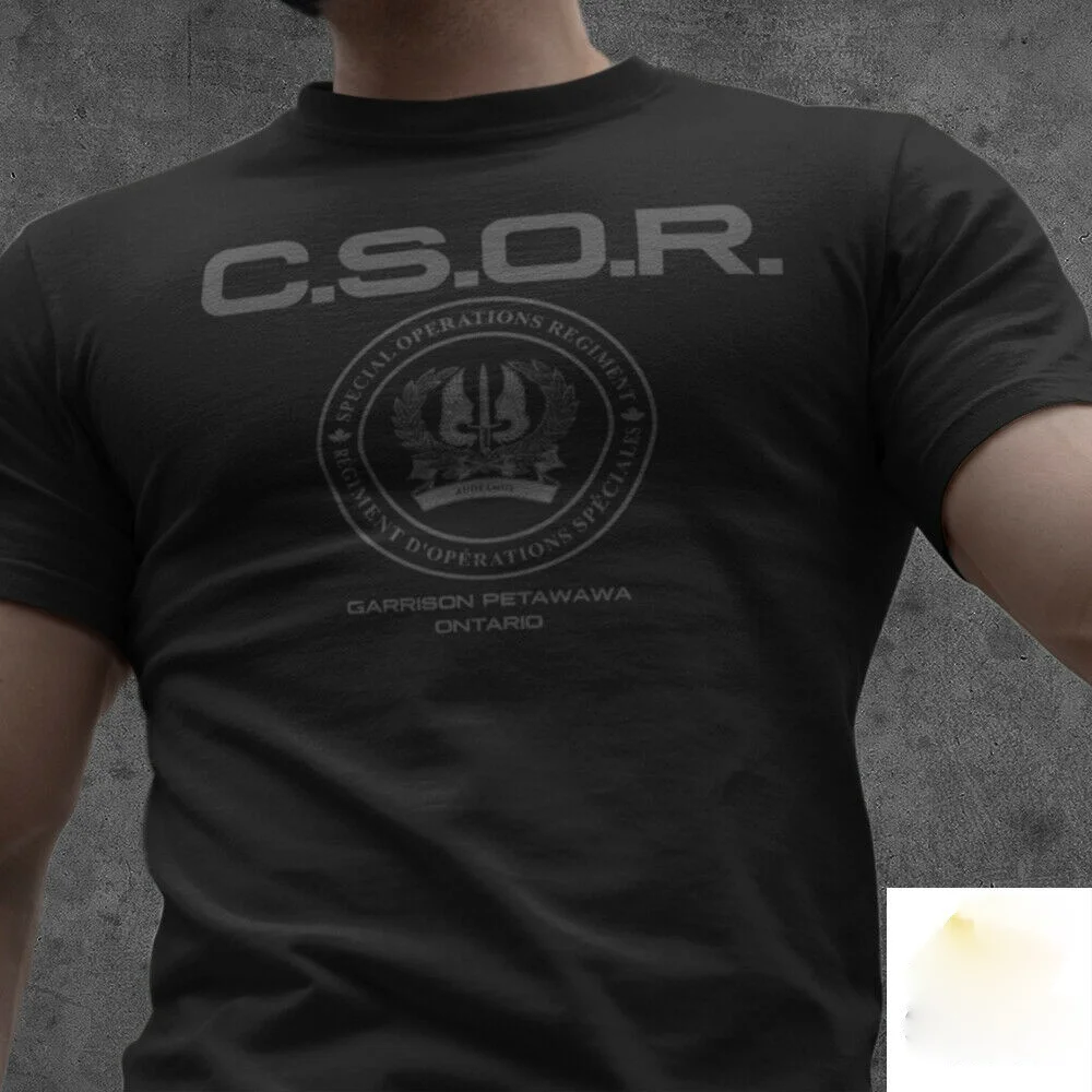 RARE Canadian Special Operations Regiment CSOR Elite Special Forces SWAT Men T-Shirt