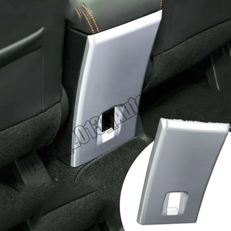 ABS Silver Rear Seat Box Anti-Kick Trim For Mitsubishi Eclipse Cross 2018-2019