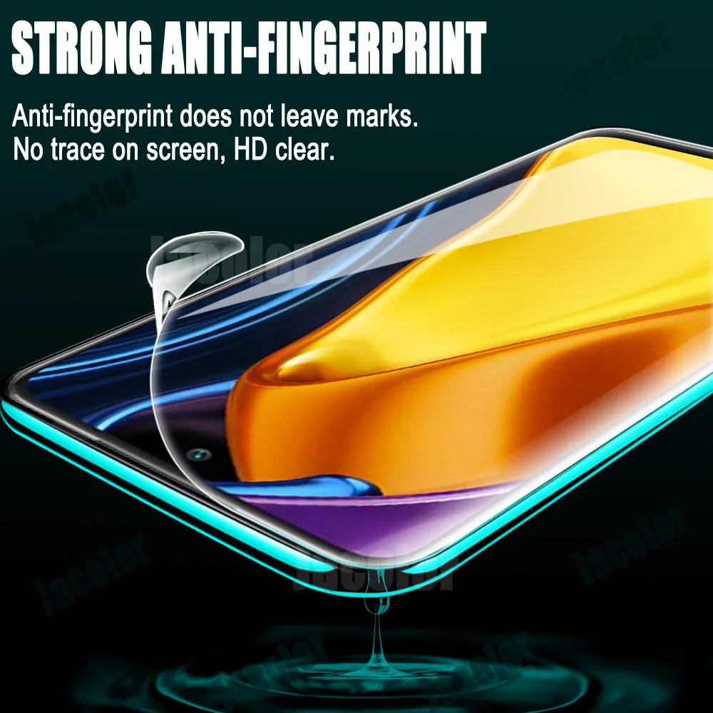 3PCS Hydrogel Film For Xiaomi Poco M3 Pro Water Gel Films M3Pro 5G Full Cover Safety Film For Xiaomi PocoM3 Not Protective Glass