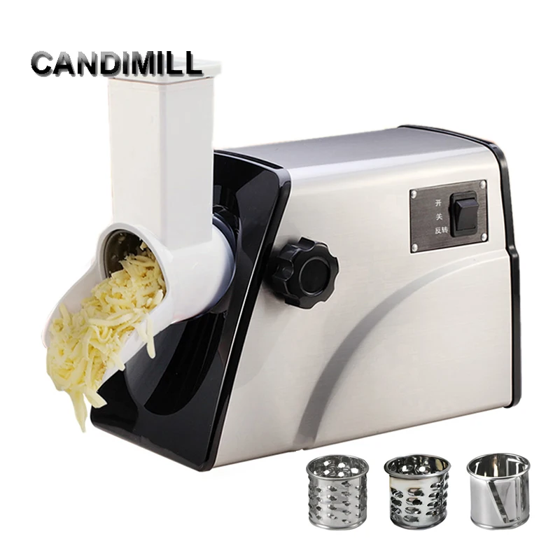 

CANDIMILL Electric Cheese Grater Professional Small Electric Cheese Slicer Shredder 300W Electric Cheese Chopper