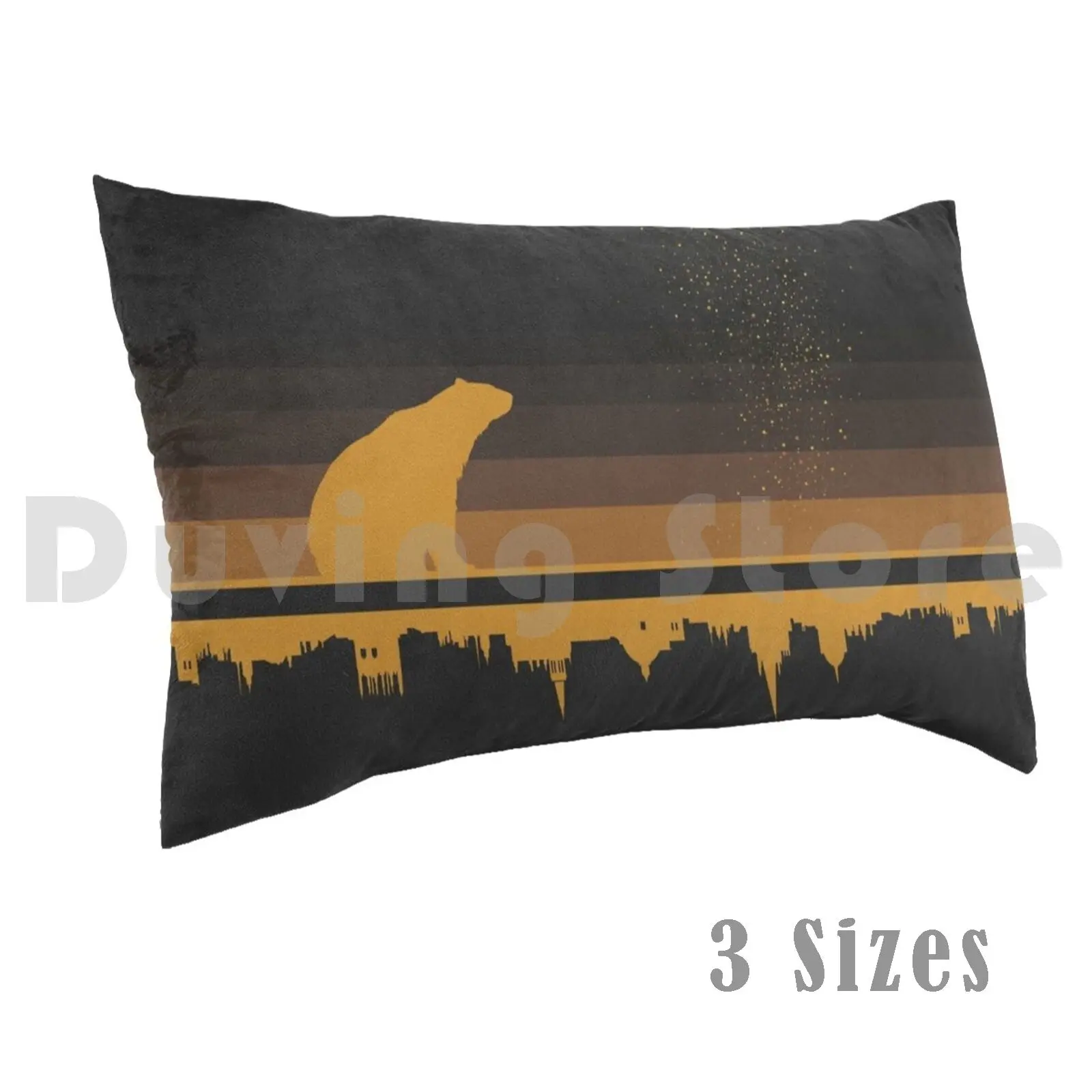 Iorek Byrnison Pillow Case DIY 50*70 His Dark Materials Golden Compass Northern Lights Amber Spyglass