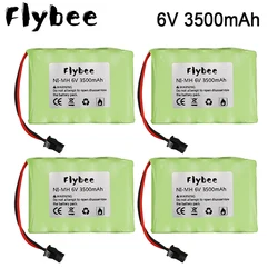 3500mah 6v Rechargeable Battery For Rc toys Cars Tanks Robots Gun NiMH Battery AA 6v 3000mah Batteries Pack For Rc Boat 1PCS