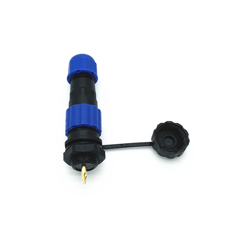 Aviation Plug SP13 IP68 Waterproof Connector Male plug &Female Socket 1/2/3..5../9p Back Nut panel Mounted Wire Cable Connector