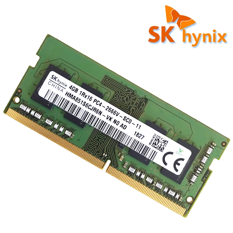 

original SK hynix ddr4 4GB 2666MHz ram sodimm laptop memory support memoria PC4 4G 2666V notebook DDR4 RAM 4G 8G 16G 32G