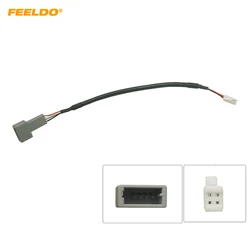 FEELDO Car Audio Input Media Data Wire Original Plug 4P Car USB Adapter For KIA KX5 Sorento Hyundai Sonata USB Cable Adapter