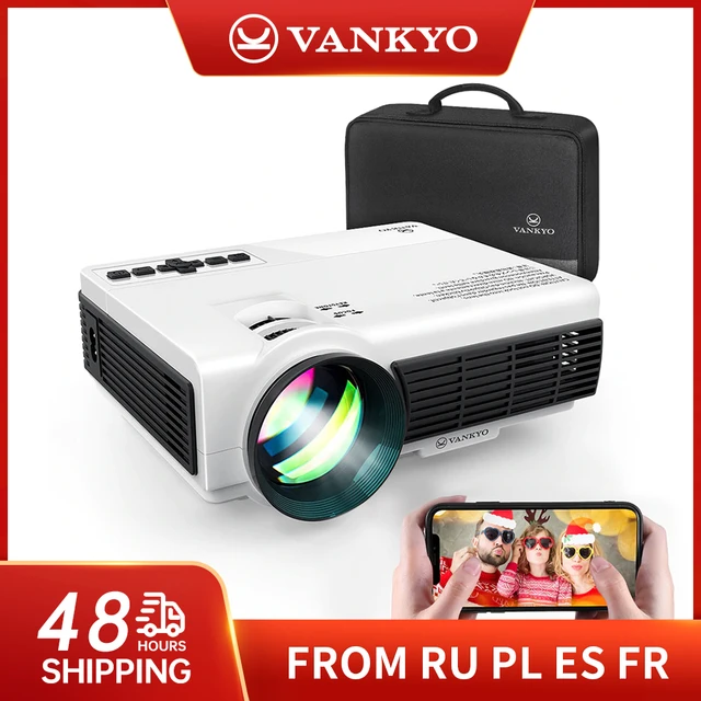 VANKYO LEISURE 3 Mini Projector Supported 1080P 170'' newest Display Portable