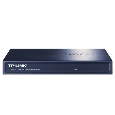 TP-LINK Gigabit Enterprise VPN маршрутизатор R483G, 1WAN + 3WAN/LAN + 1LAN, 5 гигабитных портов Ethernet, встроенный контроллер нагрузки переменного тока, IP управление