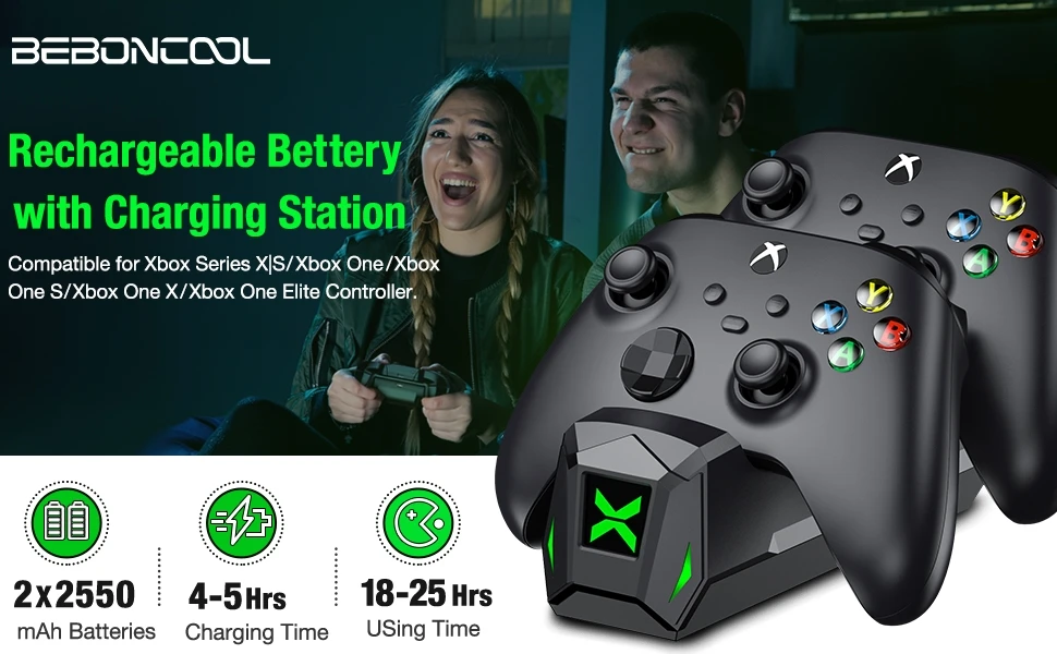 4 Porte Copri Batteria Per Controller Xbox Series X/S – Ricambio Rigido Nero, Ghost