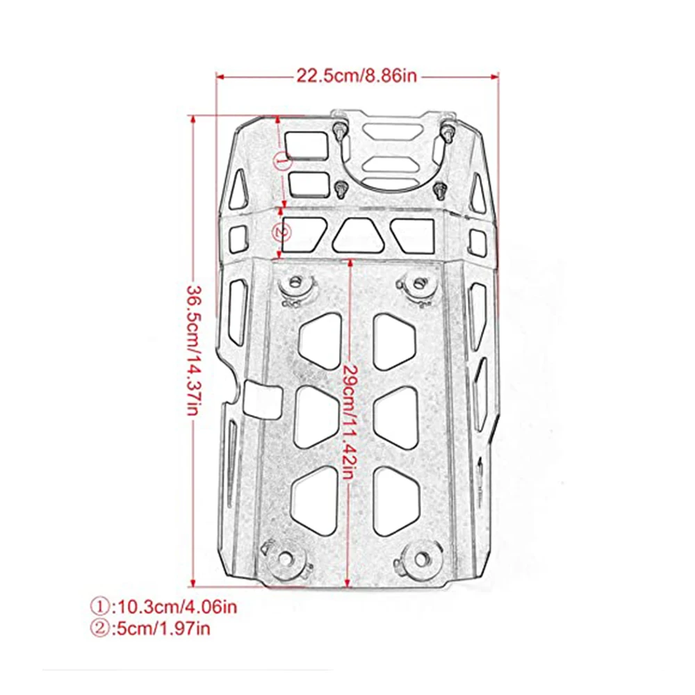 For BMW G 310 R/GS G310R G310GS 2017-2020 Motorcycle Engine Chassis Guard Bottom Expedition Panel Skid Plate Belly Pan Protector