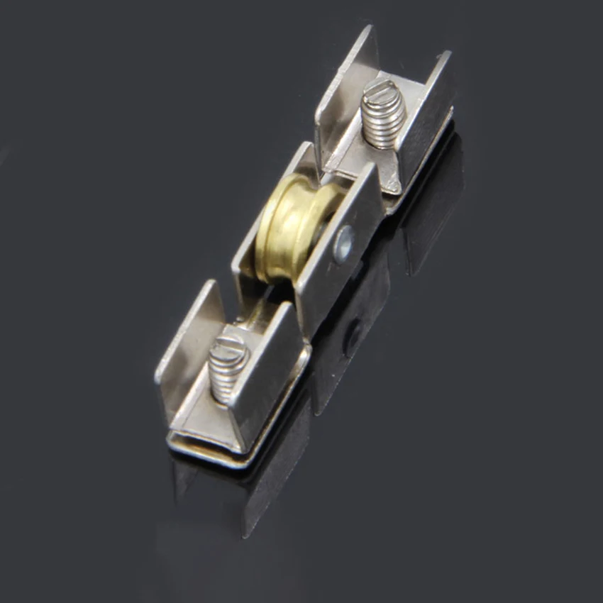 5PCS Sliding Door Wheels Rollers Heavy Mute Stainless Steel Window Sliding Furniture Hardware Door Bearing Pulley
