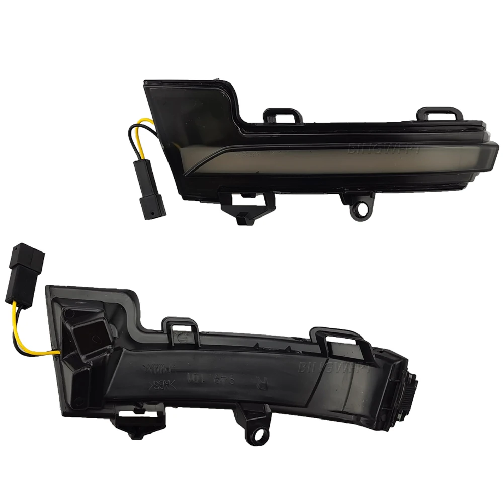 1Pair For VW T-ROC T-corss 2018-2020 Dynamic LED Turn Signal Blinker Mirror Flasher Light For Skoda Octavia Mk3 A7 5E 2012-2018