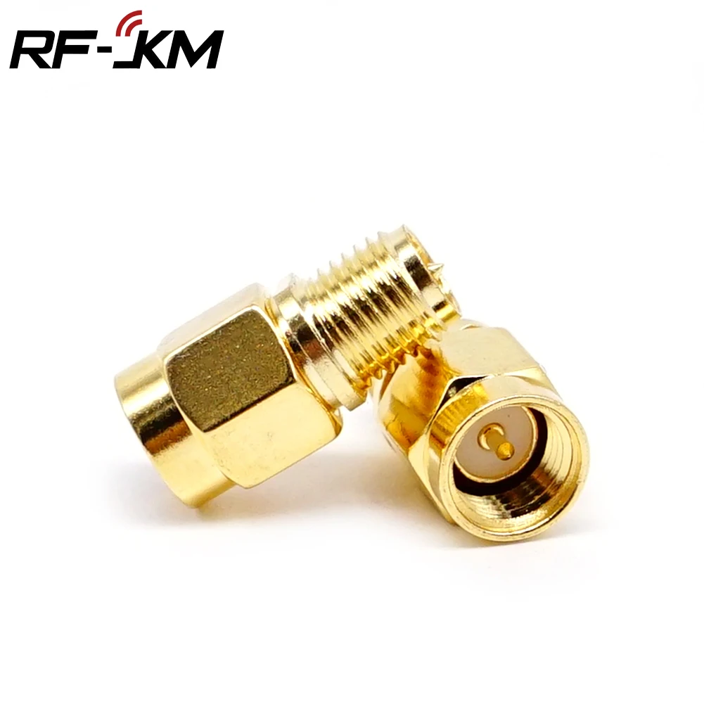 2 Stuks Rf Coax Coax Adapter Sma Male Naar Rp Sma Vrouwelijke Connector