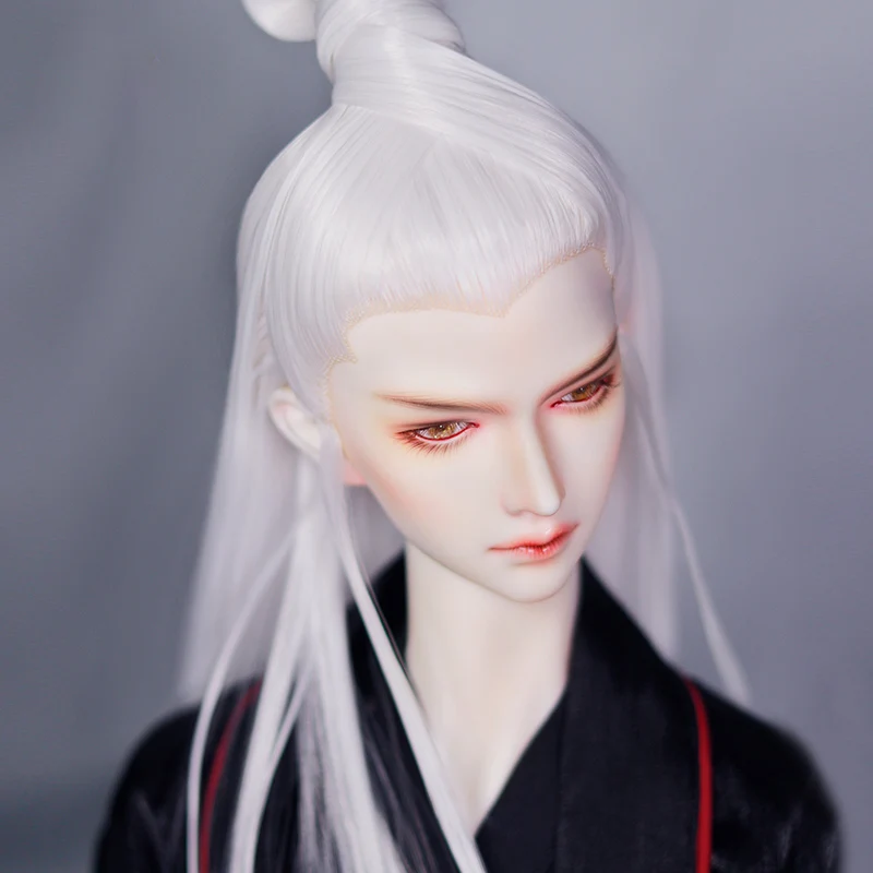 1/4 1/3 BJD Wig Ancient Costume Hanfu Long Hair Vintage Samurai Wigs For BJD/SD MSD SD13 SSDF Strong Uncle Doll Accessories C116