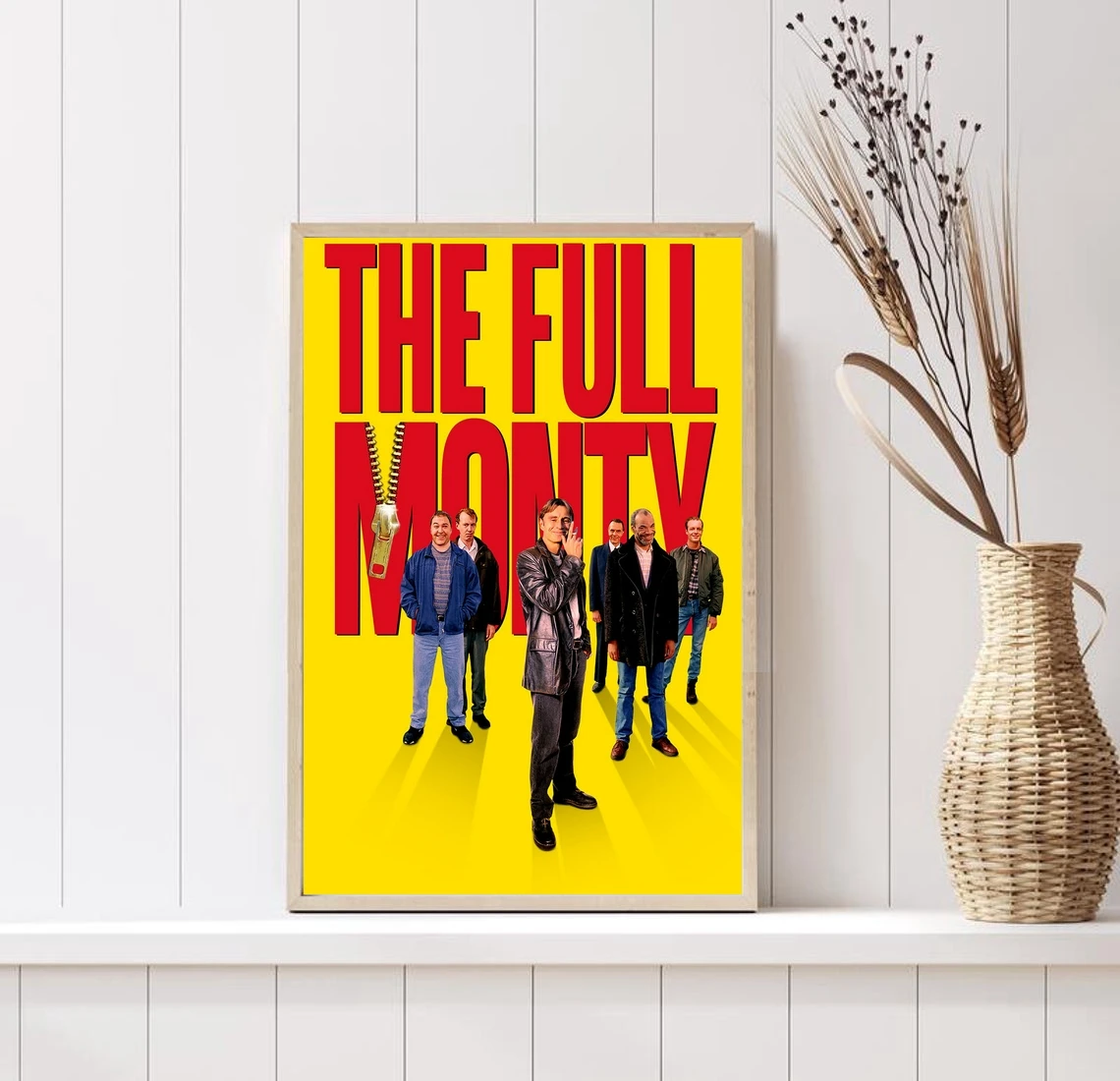 The Full Monty (1997) Poster British comedy film Decor Art Robert Carlyle Tom Wilkinson Mark Addy Gift