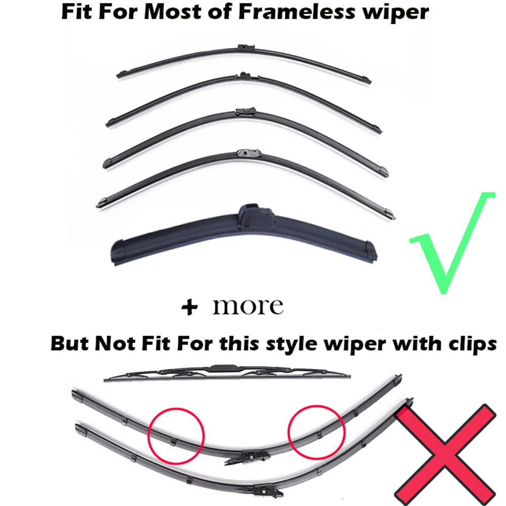 2PC Wiper Refills Universal 6mm 24\