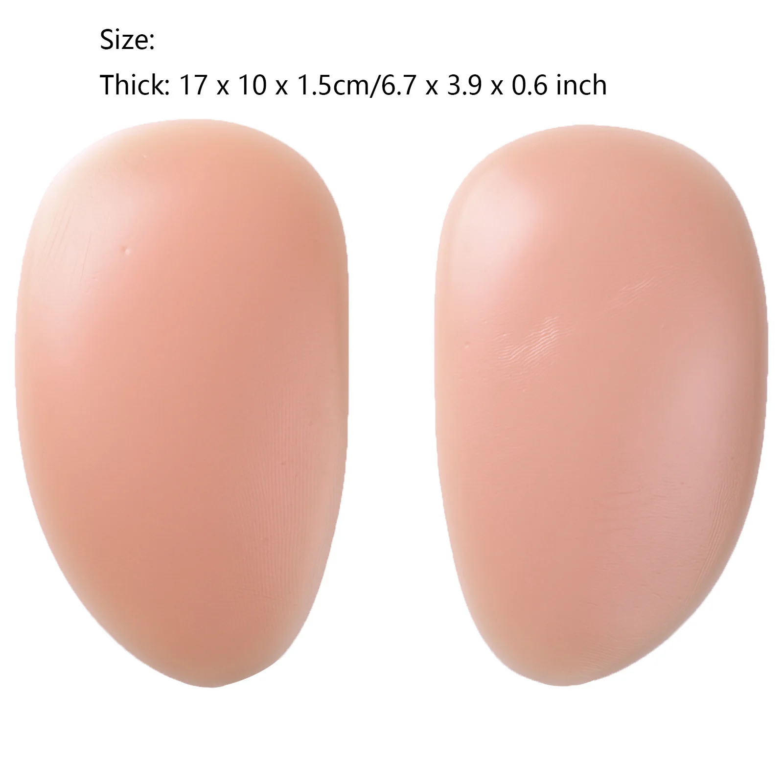 1 para w kształcie kropli silikonowe Butt Pads pośladki Enhancers wkładki klocki wymienny Hip Padding Shapewear Push Up fałszywy tyłek Hip Pad