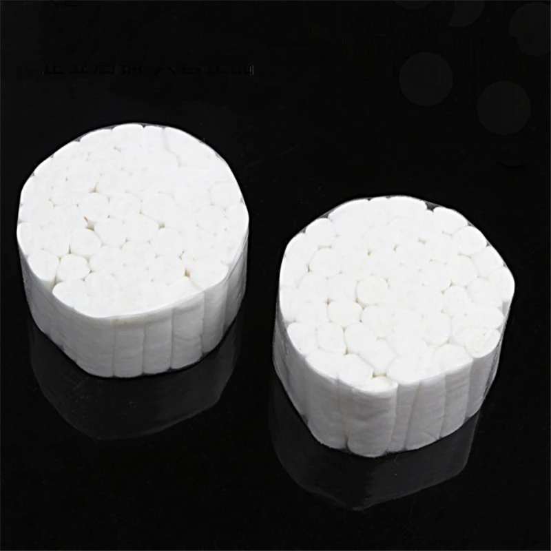 200pcs/4bags  100% Cotton  Dental Cotton Roll Dentist material Teeth Whitening Product Surgical Cotton Rolls High absorbent