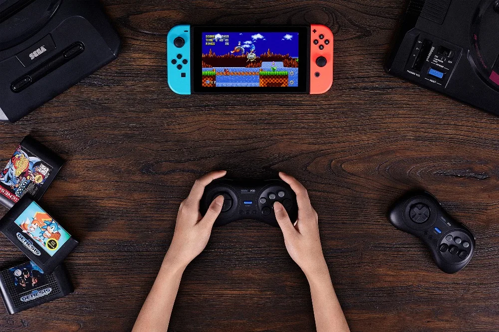 8BitDo M30 Bluetooth Gamepad Spielcontroller im MD-Stil für Nintendo Switch PC MacOS Android Raspberry Pi Spielzubehör – Detail 7
