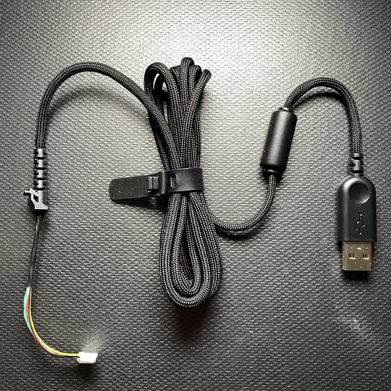 Flexible Gaming Paracord Mouse Cable For Computer Logitech G502 G403 G Pro G302 ZOWIE EC1 2B S1 S2 Fk2b Stress Relief Five Core