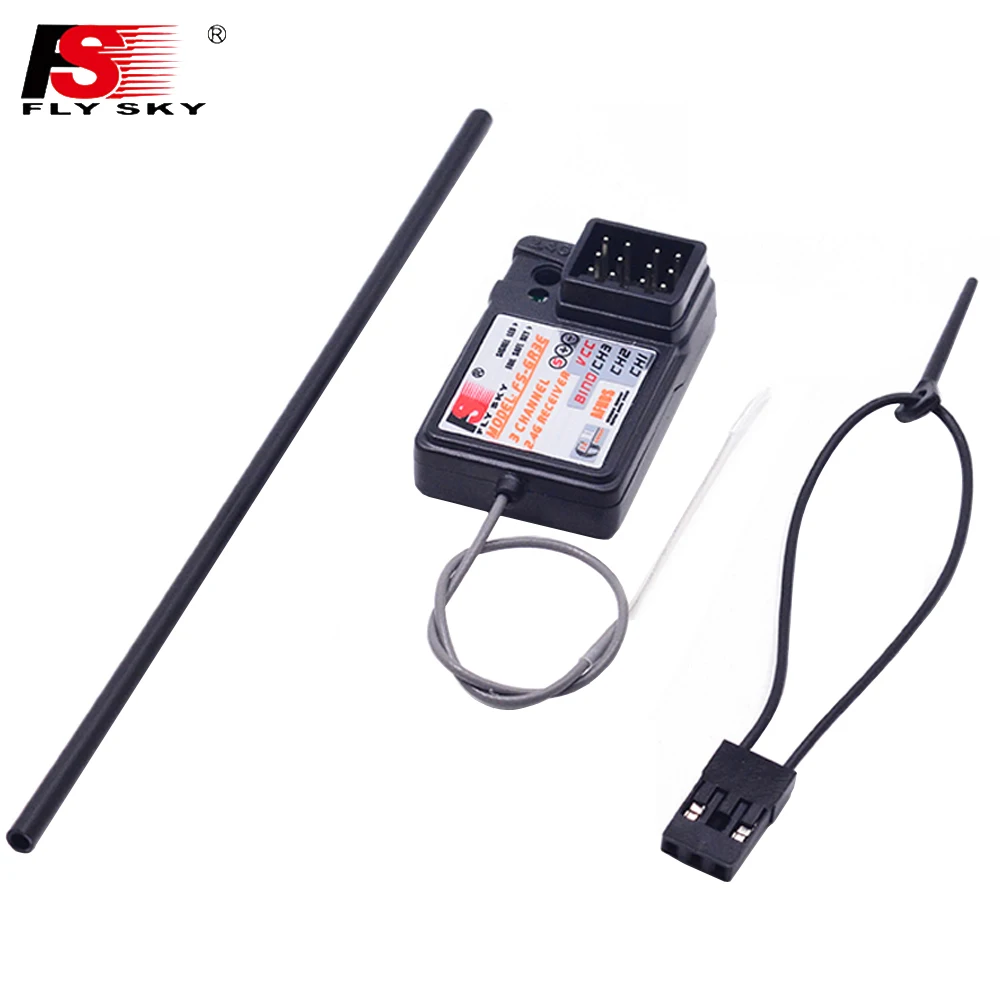 

3-канальный приемник Flysky FS-GR3E/GR3F 2,4G с предохранителем GT3B GR3C, обновленный для радиоуправляемых автомобилей/грузовиков/лодок/GT3/GT2 передатчик