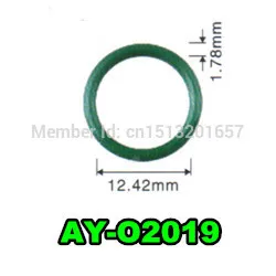 

200pieces top quality fuel injector lower oring seals rubber for GMC 2.5L (12.42*1.78mm AY-O2019)