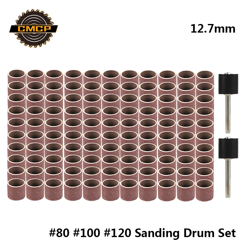 Abrasive #100 Bands Set For Tools Rotary #120 Sanding Dremel