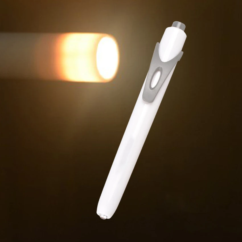 Penlight diagnostico antiriflesso per torcia di ispezione medico infermiere luce calda luce tascabile di emergenza con Clip