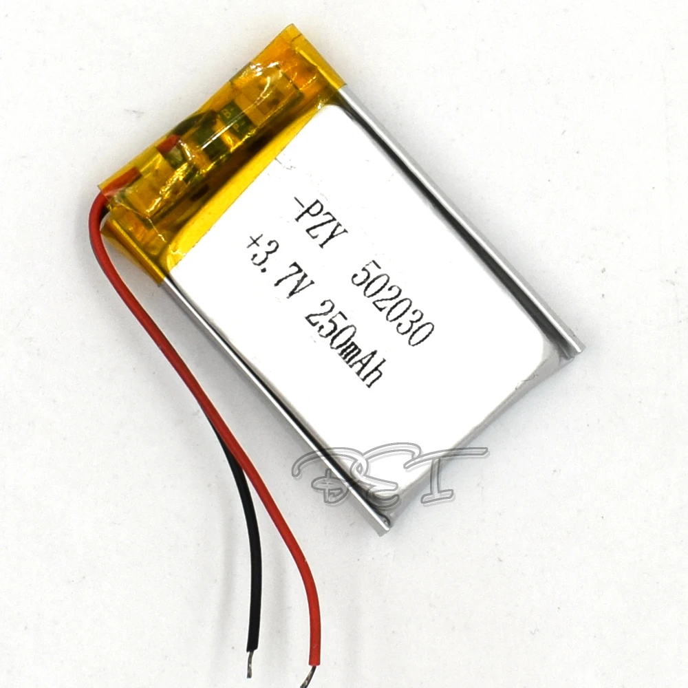 Batería de polímero de 3,7 V, pila recargable de iones de litio de 502030 mAh, 10 piezas, para navegador MP5, GPS, MP3, MP4, Ebook, altavoz, cámara