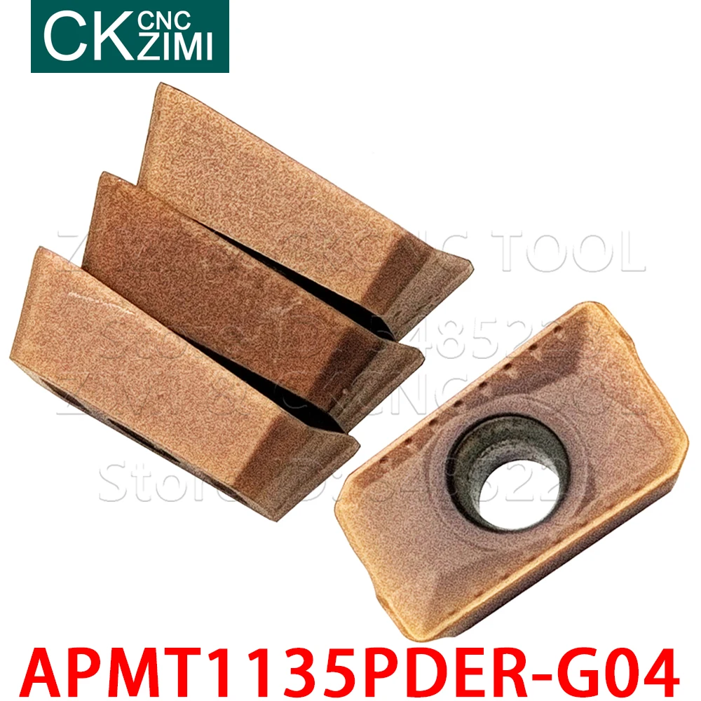 APMT1135PDER-G04 BP1025 APMT 1135 inserti in metallo duro inserti di fresatura utensili tornio per metallo CNC utensili indicizzabili per acciaio inossidabile