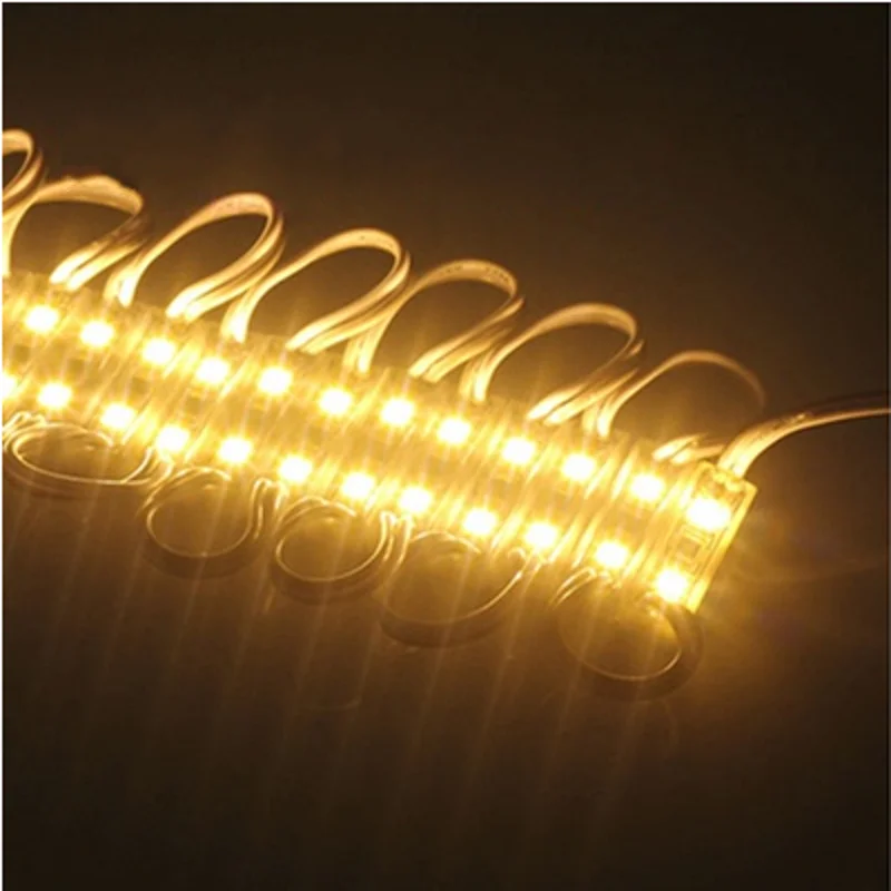 20pcs Small Size  LED Modules DC 12V 2835 SMD 2 LEDs Backlight Waterproof IP65 LED Sign Lighting Red Green Blue Yellow White