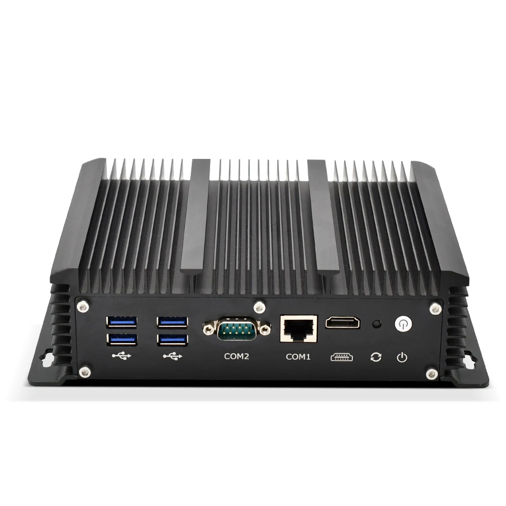 Industrial Fanless Mini PC Intel Core i7 10510U i5 10210U 6 Lans Firewall Router Pfsense Server 2*RS232 4*USB3.0 HD 4G/3G AES-NI