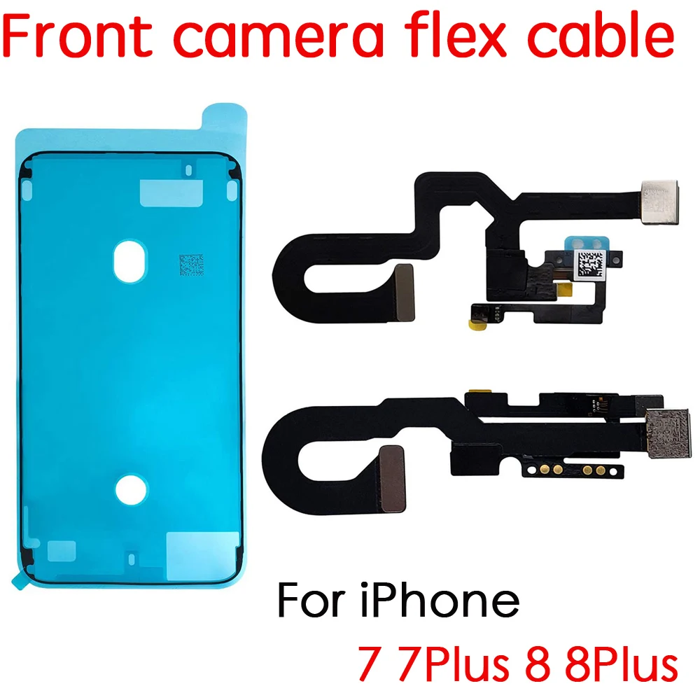 Front Facing Camera  For iPhone 7 7P 8g 8 Plus Camera Module Proximity Sensor Microphone Flex Cable Waterproof Adhesive Glue