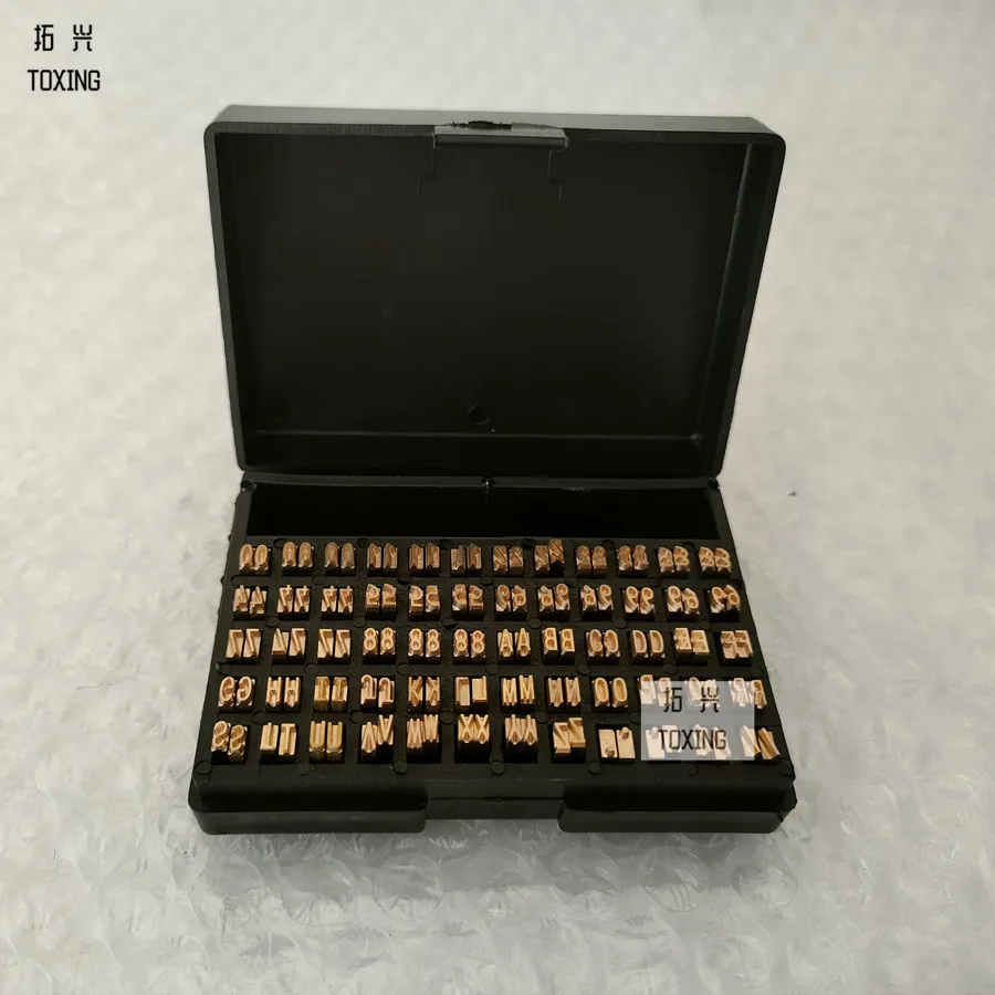 120 قطعة نوع حار ختم رسائل ل DY-8 دليل ماكينة ترميز الساخن ختم رسائل ل 241B ماكينة ترميز