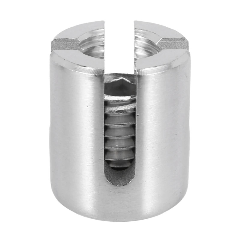 8 Pcs Stainless Steel Wire Rope Green Wall Trellis Fitting Cross Clip 3mm Wire