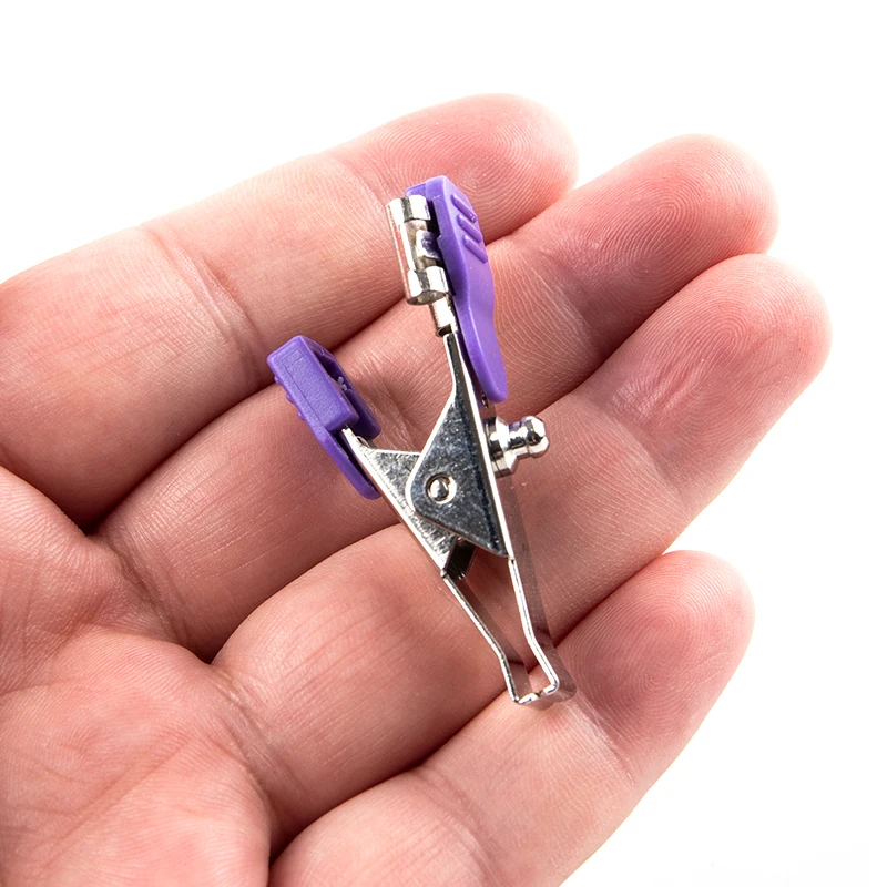 1Pc Multifunction Alligator Clip Connector For Animal/Vet ECG EKG Monitor Cable Pet ECG clips  Animal Cardiac Metal Clips