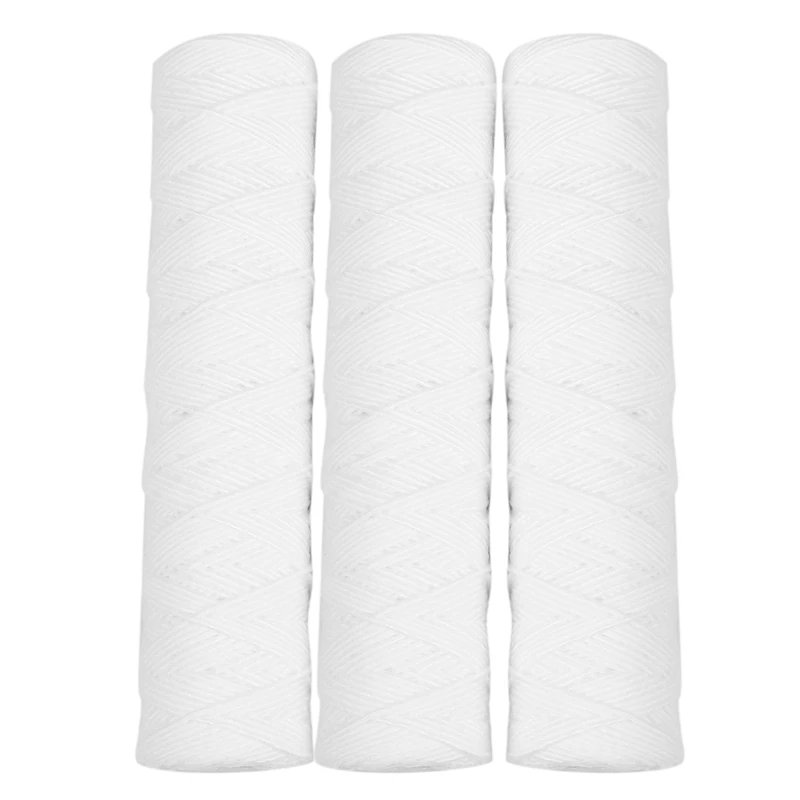 

3Pcs Water Purifier 10 Inch String Wound Filter Cartridge 5 Micrometre PP Cotton Filter Sedmient Filter