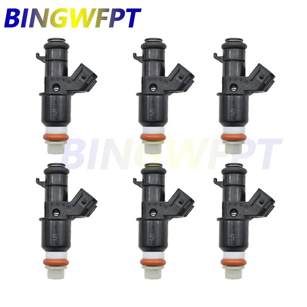 

6PCS Quality Fuel Injectors Nozzle 16450-RZP-003 16450RZP003 For Honda 2003-2011 Accord Acura 3.0 3.5L