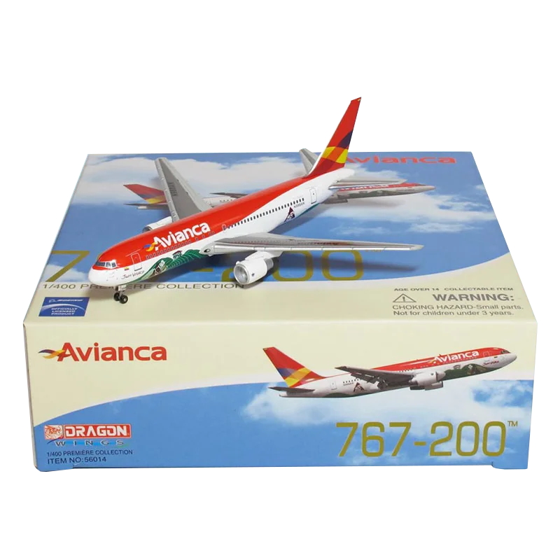 

1:400 Veyron 56014 Colombian Airlines B767-200 767 Alloy Passenger Aircraft Model Metal Diecast & Toy Airplane Collection Gift