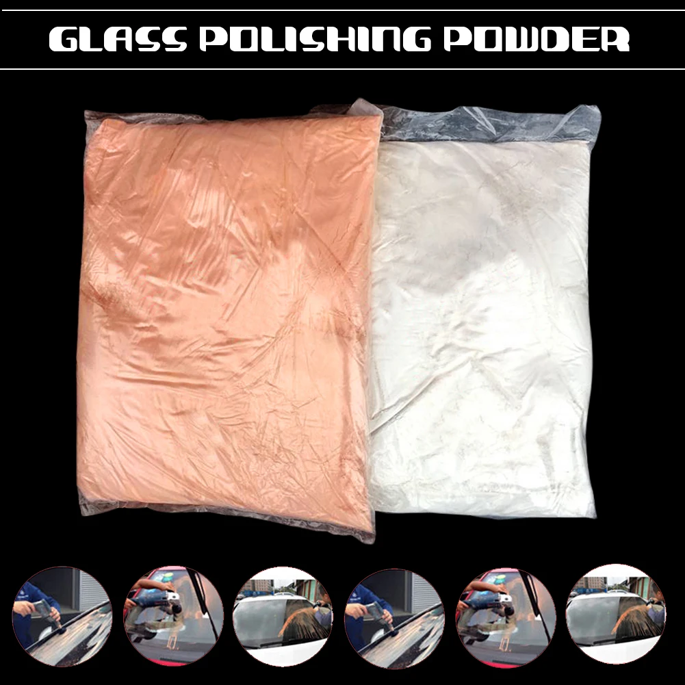 110g Car Windshield Polishing Powder Car Window Scrach Remove Repair Rare Earth Cerium Oxide Powder Abrasive Tool Car Windows