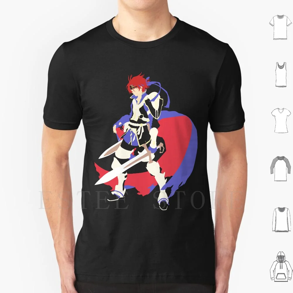Fe : A Roy-Vector Art T Shirt Cotton Men DIY Print Roy Fire Emblem Fire Emblem Awakening Dlc Minimalistic Minimal Minimalist