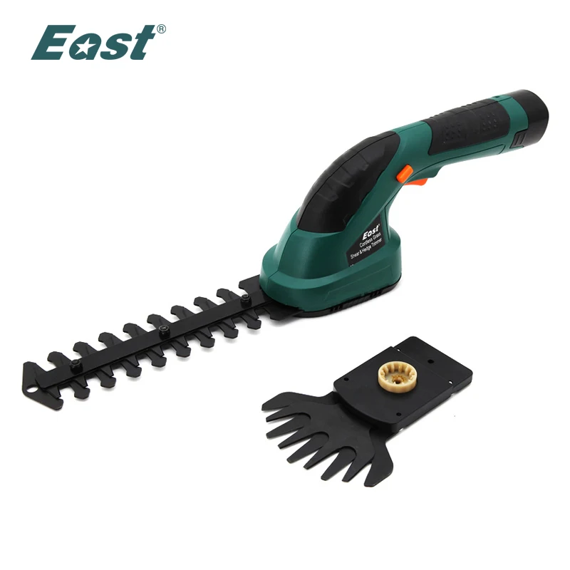 East 7.2V Combo Lawn Mower Li-Ion Rechargeable Hedge Trimmer Grass Cutter Cordless Garden Power Tools ET1502