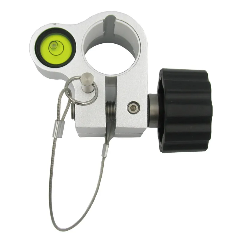 Haste de Centralização de Fibra de Carbono Universal Branca Conjunto de Contas de Bolha Horizontal Ferramenta de Nivelamento de Haste de 25 mm Bolha de Nível