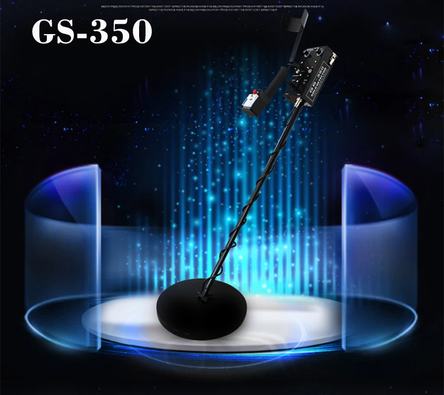 Professional GS-350 Underground Metal Detector Pinpointer Wiring Gold Detector Waterproof Treasure Hunter With Li-Battery