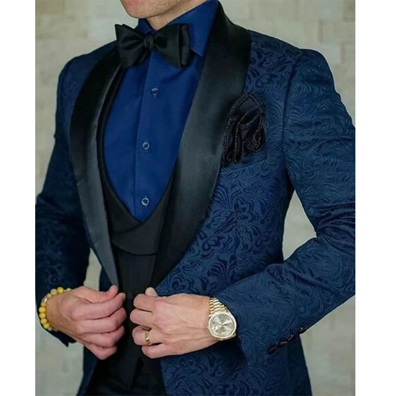 2022 Different Colors One Button  Shawl Lapel Groomsmen Best Man Suits Mens Wedding Suits Three Pieces Suits