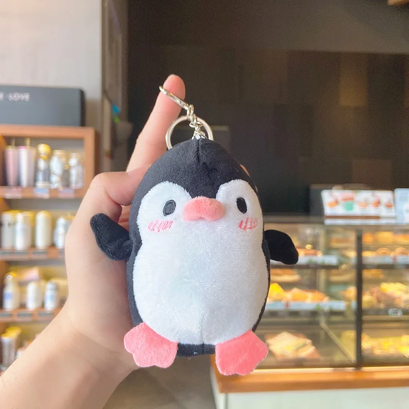 

12 см плюшевая игрушка пингвин кукла брелок школьная сумка Подвеска рюкзак Маленький милый орнамент