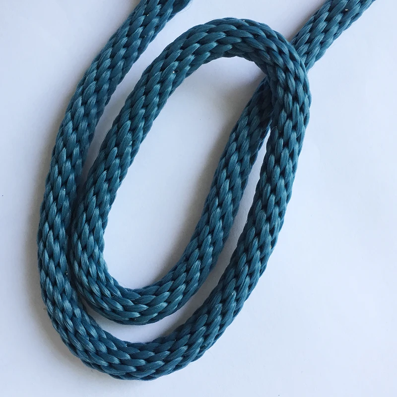 Diameter 9mm  Tracking Round Rope Outdoor Walking Training braided Nylon rope blue coffee red green collor nylon rope