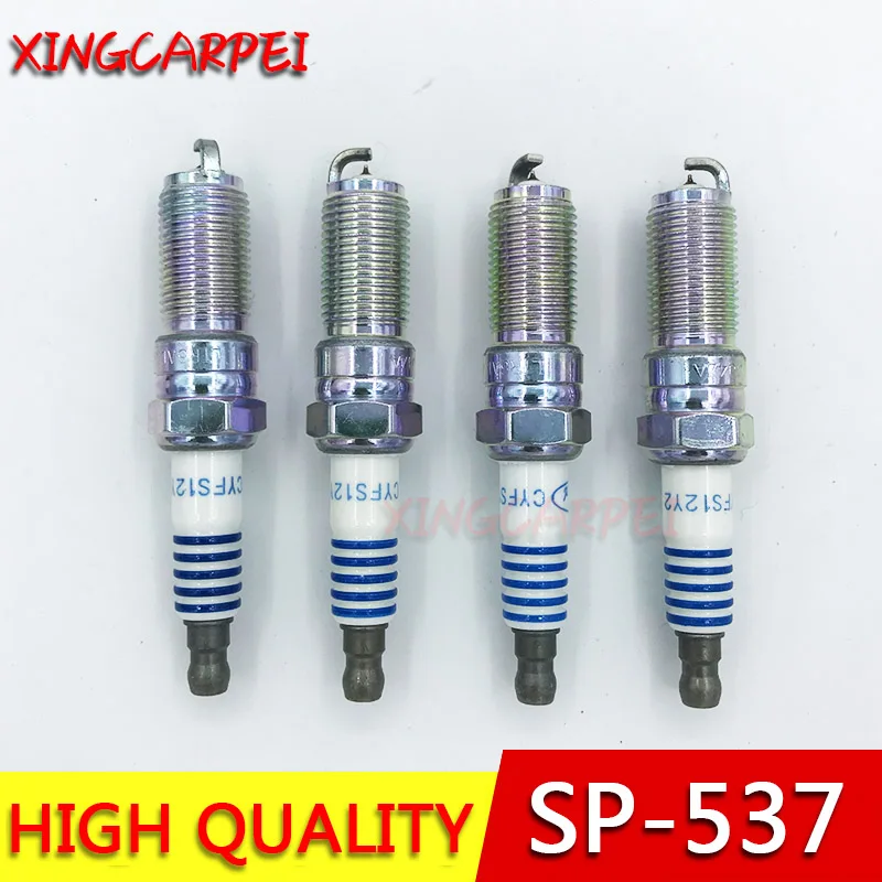4 шт./лот SP-537 иридиевая Свеча зажигания для Ford MUSTANG Escape Focus Lincoln SP537 CYFS12Y2 LTR6AI8