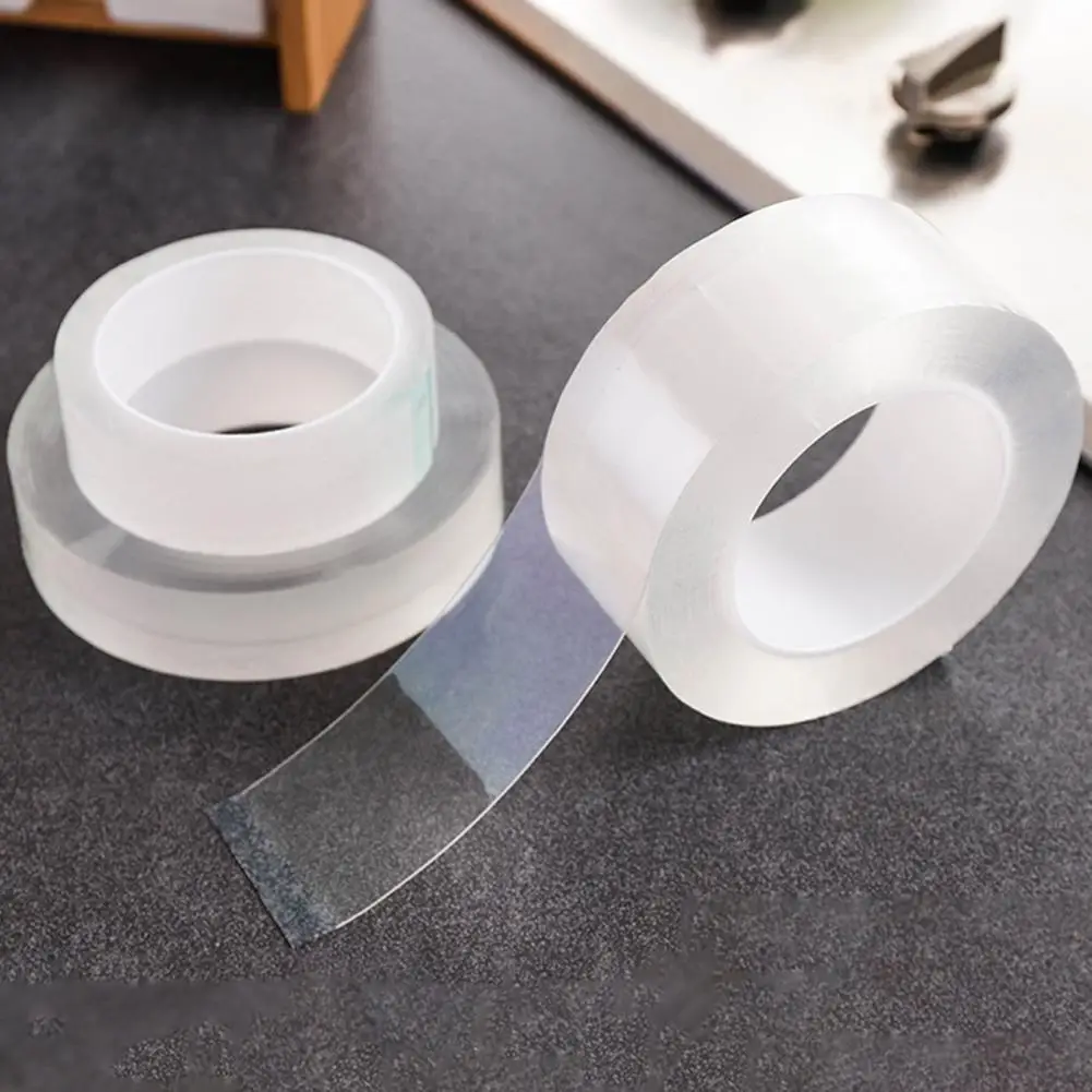 300cm Transparent Adhesive Tape Masking Traceless Double-sided Tape for Home Kitchen Waterproof Tapes 10/20/30/50mm