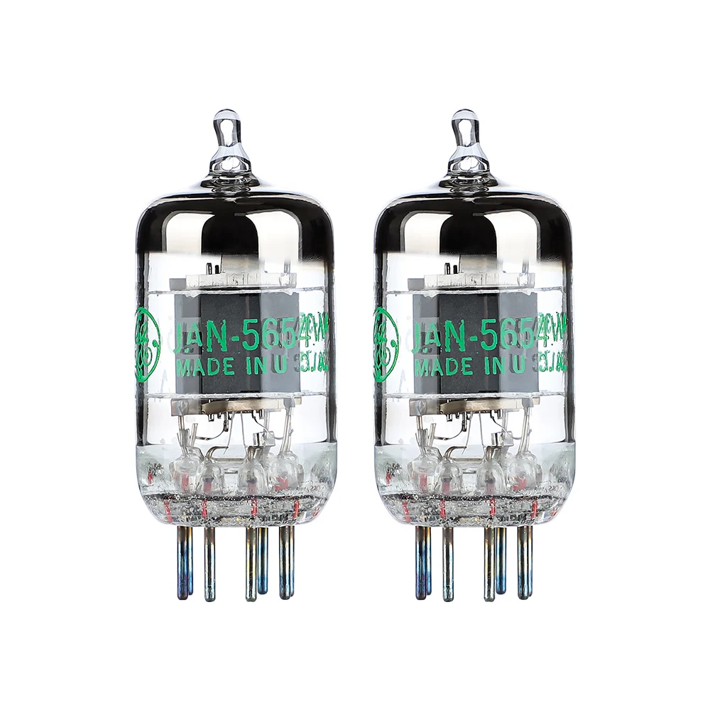 AIYIMA 2Pcs GE 5654W Vacuum Tube Valve Vacuum Electronic Tube Upgrade For 6J1 6m1 6AK5 6J1P EF95 Pairing Amplifier Audio